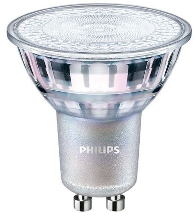 Philips LED Philips - Spot LED Master Value Gu10 Par16 3,7W 365lm 60D - 930 Blanc Chaud | meilleur rendu des couleurs - dimmable - remplace 50w