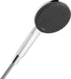 Hansgrohe Raindance Alive Select S - Douchette à main - Économie d'eau ecosmart - Commande par bouton Select - Taille 125 mm - 3 fonctions de pulvérisation - Chrome