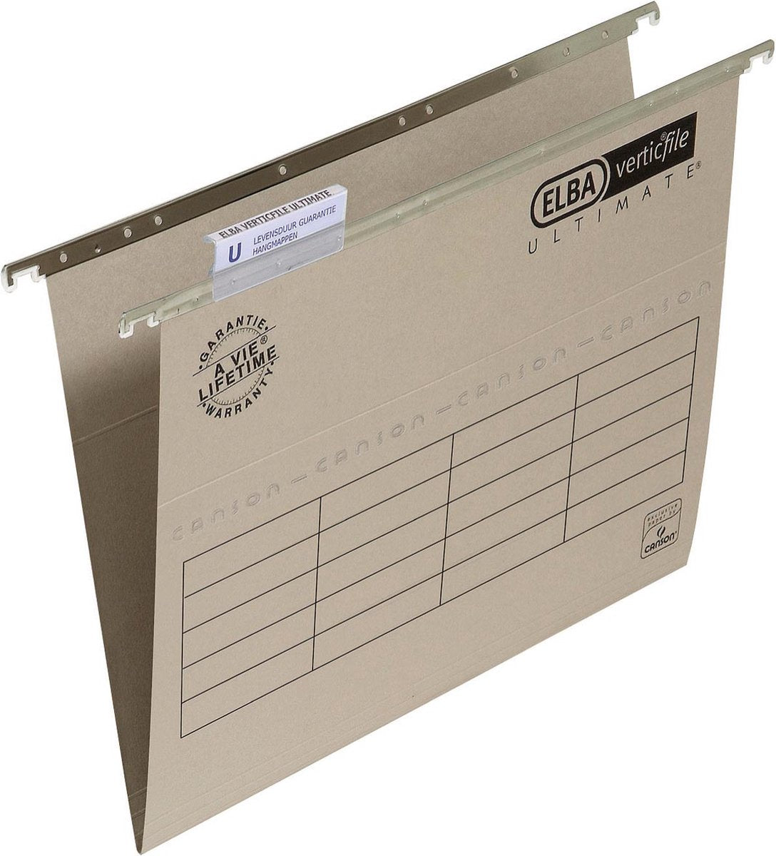 Dossiers suspendus Elba pour tiroirs verticfile format ultime folio v-bottom
