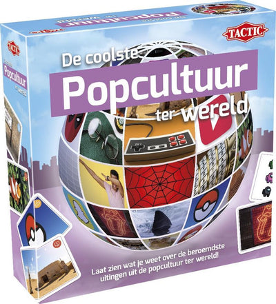 Tactic la culture pop la plus cool du monde - jeu de cartes - jeu de quiz - jeux de musique de films et icônes - connaissance et reconnaissance - de la série mondiale - 2 joueurs ou plus - à partir de 12 ans