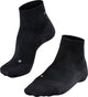 Falke ru4 light short anti-ampoules lyocell matériau fonctionnel chaussettes de course hommes noir - taille 42-43