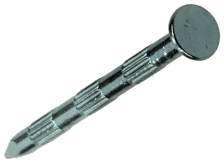 Mack 1017187 - clou à nervures en acier uk st. trempé + galvanisé 18 pièces 2,7 x 40 mm | 10 pièces