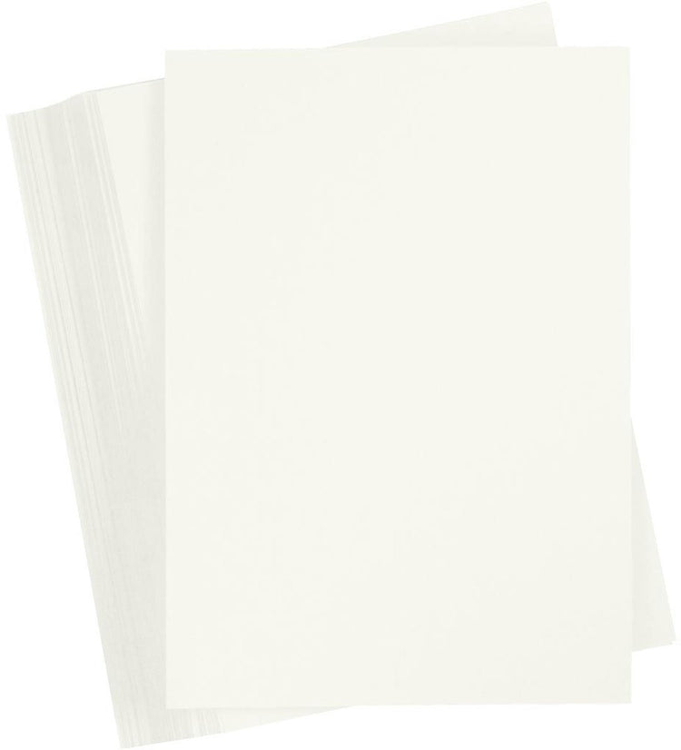 Carton coloré Creativ company, a6, feuille 105x148 mm, 180 gr, blanc cassé, 100 feuilles 1 boîte