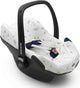 Dooky housse de siège 0+ housse de siège auto pissenlit - housse de siège auto universelle maxi cosi cabriofix, housse maxi cosi galet, housse maxi cosi, cybex et plus - housse de siège auto bébé universelle