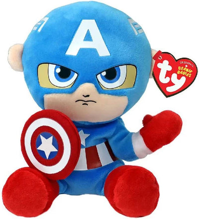 Ty Beanie Babies Captain America Soft, 15cm