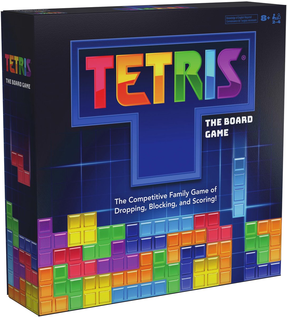 Jeux Spin master - tetris - jeu de société - 2-4 joueurs - tetris
