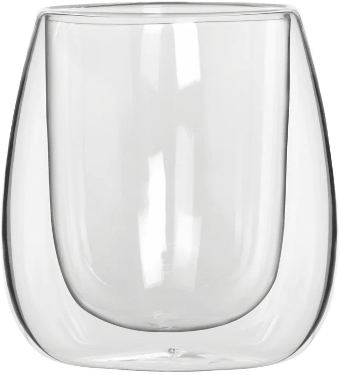 Bialetti verona lot de 2 verres à double paroi – 80 ml - verre à café - verre à thé - verre à expresso
