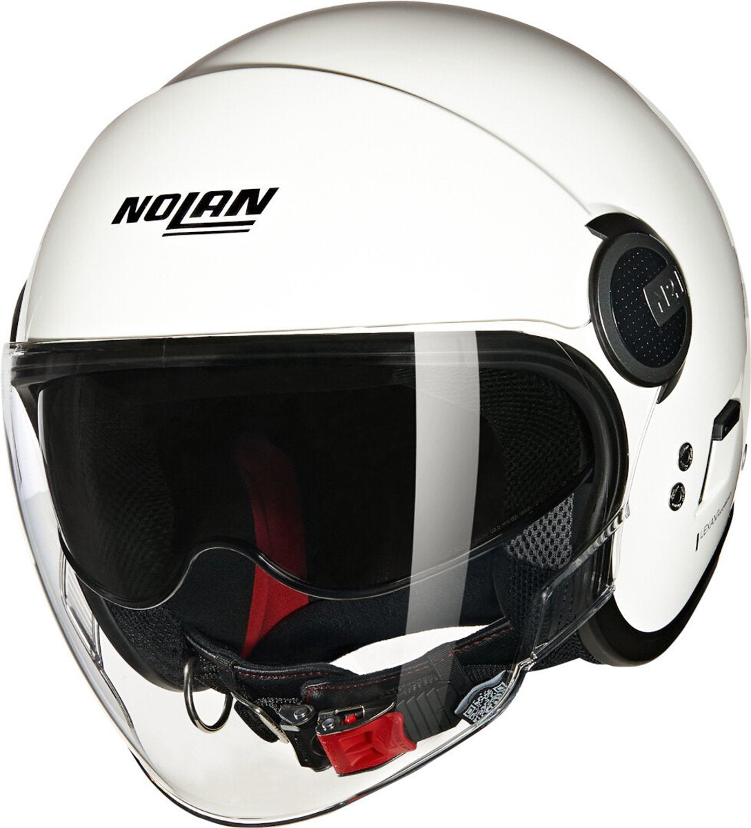 Casque jet Nolan n21 visière 06 classico 305 métal blanc - taille xl - casque