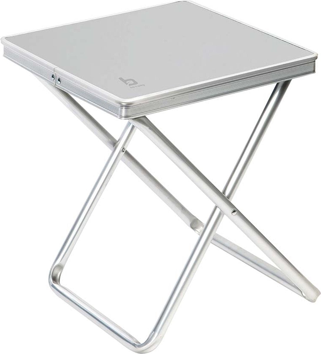 Bo-camp - étagère pour tabouret - pliable - gris