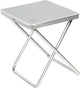 Bo-camp - étagère pour tabouret - pliable - gris