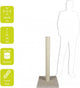 Ebi classic highpost - griffoir - beige - 40 x 40 x 90cm