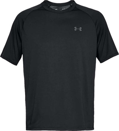 Under armour ua tech 2.0 ss tee-blk chemise de sport homme - noir - graphite