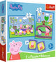 Jeu Trefl Peppa Pig - Jeu de mémo et puzzle 2 en 1 pour les enfants.
