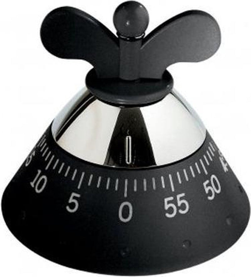 Minuteur de cuisine Alessi - minuteur de cuisine - noir