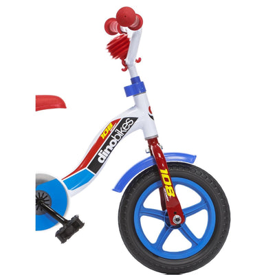 Dino 108 Sport 10 pouces 17 cm garçons à travers le blanc