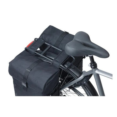 Axe à double vélo de basilic se déplacer 30 litres 16 x 27 x 38 cm noir