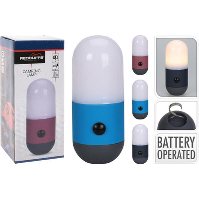 Lampe LED de camping Redcliffs pilule 6x6x14cm