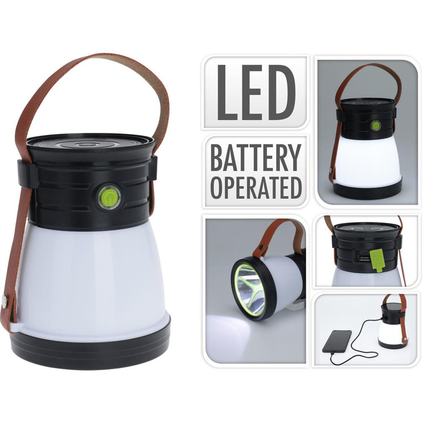 Lampe de camping Redcliffs rechargeable