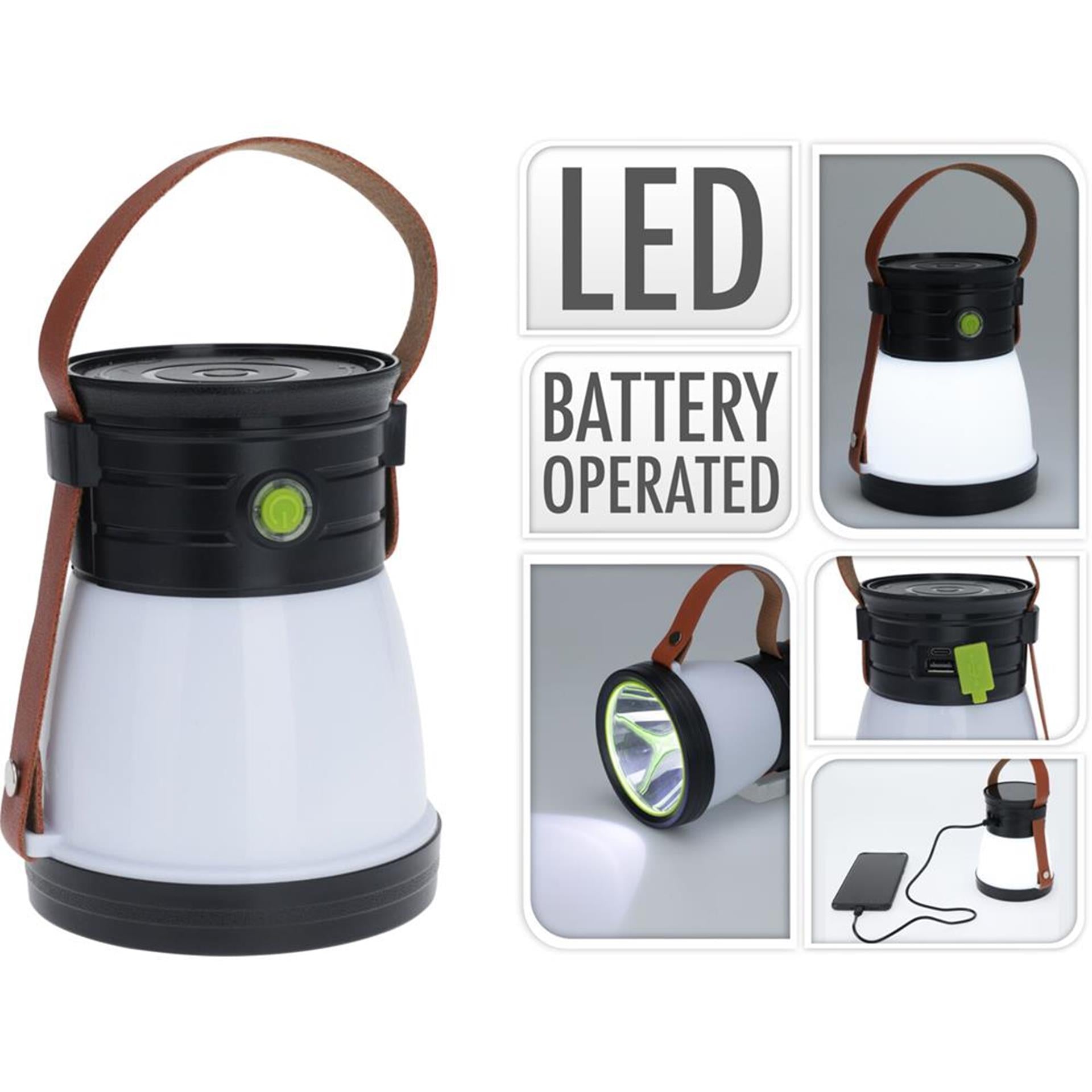 Lampe de camping Redcliffs rechargeable