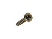 Mack 1017269 - vis pour panneaux d'aggloméré à tête cylindrique plaquée jaune 40 pcs 3,5 x 16 mm | 10 pièces - afbeelding 1