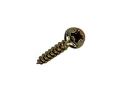 Mack 1017270 - vis pour panneaux d'aggloméré à tête cylindrique plaquée jaune 35 pcs 3,5 x 20 mm | 10 pièces - afbeelding 1