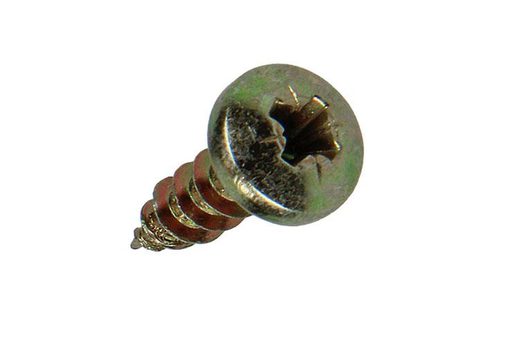 Mack 1017276 - vis pour panneaux d'aggloméré à tête cylindrique plaquée jaune 25 pièces 5,0 x 16 mm | 10 pièces