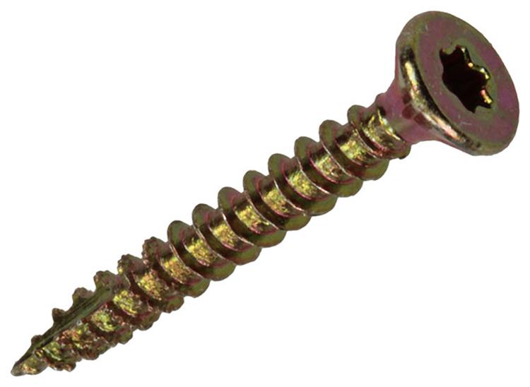 Mack 1017283 - spainplschr.vzkop-selfb. plaqué jaune 40 pièces 3,0 x 25 mm | 10 pièces
