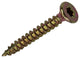 Mack 1017283 - spainplschr.vzkop-selfb. plaqué jaune 40 pièces 3,0 x 25 mm | 10 pièces