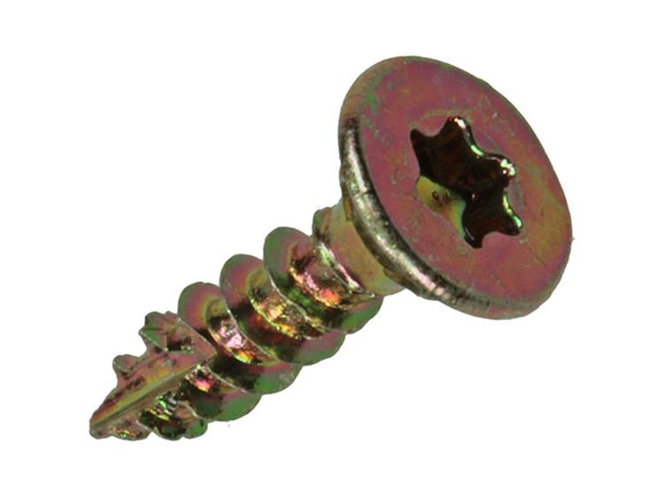 Mack 1017292 - spainplschr.vzkop-selfb. plaqué jaune 35 pièces 4,0 x 16 mm | 10 pièces