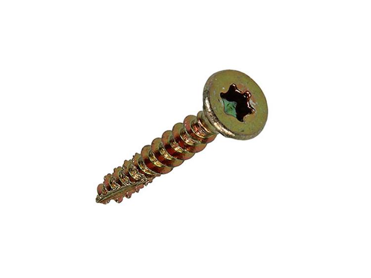 Mack 1017294 - spainplschr.vzkop-selfb. plaqué jaune 25 pièces 4,0 x 25 mm | 10 pièces