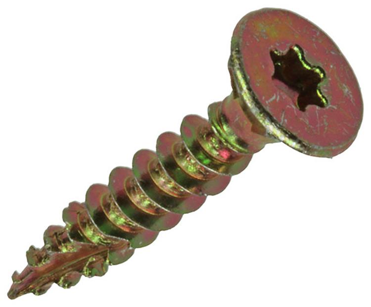Mack 1017302 - spainplschr.vzkop-auto-assemblage plaqué jaune 20 pièces 4,5 x 25 mm | 10 pièces