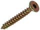 Mack 1017304 - spainplschr.vzkop-selfb. plaqué jaune 16 pcs 4,5 x 35 mm | 10 pièces