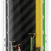 Mack 1017310 - spainplschr.vzkop-auto-assemblage plaqué jaune 8 pièces 4,5 x 80 mm | 5 pièces