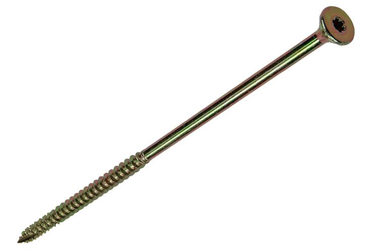 Mack 1017323 - spainplschr.vzkop-selfb. plaqué jaune 4 pièces 6,0 x 150 mm | 5 pièces