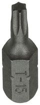 Mack 1017325 - embout à vis Torx acier non traité 2 pcs t 15 | 10 pièces