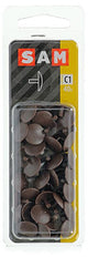 Mack 1017337 - couvercle en plastique marron 40 pcs | 10 pièces