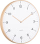 Karlsson horloge murale anneaux de cirque - marron - ø40cm - horloge murale scandinave