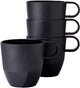 Mepal mug silueta - 4x 300 ml - tasse à café - nordique noir