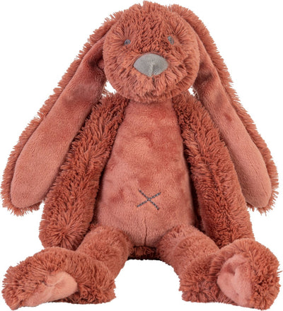 Happy horse lapin richie peluche 38cm - marron rouille - peluche bébé