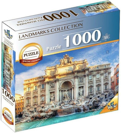 Puzzle Braet monuments du monde - Fontaine de Trevi 1000 pièces