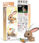Puzzle 3D Eugy - lapin - animaux de la ferme - durable - collectionnez-les tous - 6 ans