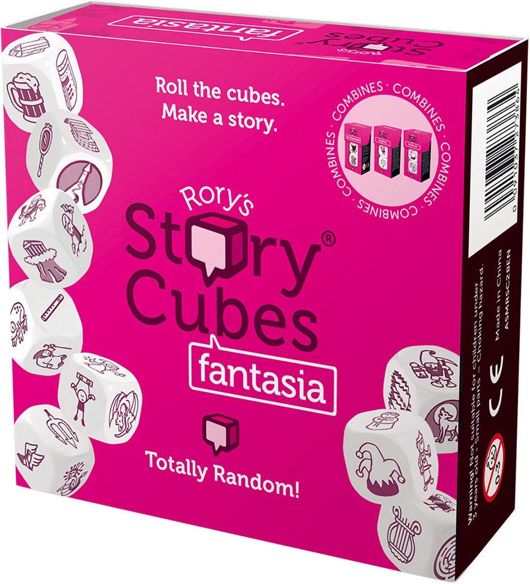 Rory's story cubes jeu de dés fantastique jeu de société créatif 6+ enfants.