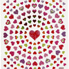 Creativ Company autocollants petits coeurs, 1 vel