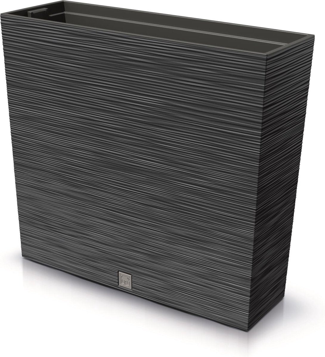 Prosperplast furu case tower - pot de fleurs avec insert - pour l'intérieur et l'extérieur - anthracite