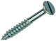 Mack 1017366 - vis à bois tête fraisée galvanisée 6 pcs 6,0 x 50 mm | 10 pièces