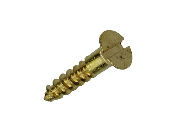 Mack 1019645 - vis à bois tête fraisée laiton 12pcs 2,5 x 12 mm | 10 pièces