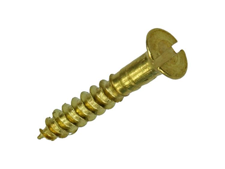 Mack 1019646 - vis à bois tête fraisée laiton 11pcs 2,5 x 16 mm | 10 pièces