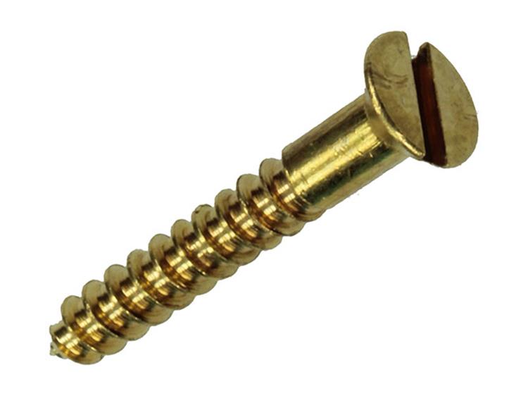 Mack 1019648 - vis à bois tête fraisée laiton 12pcs 3.0 x 20 mm | 10 pièces
