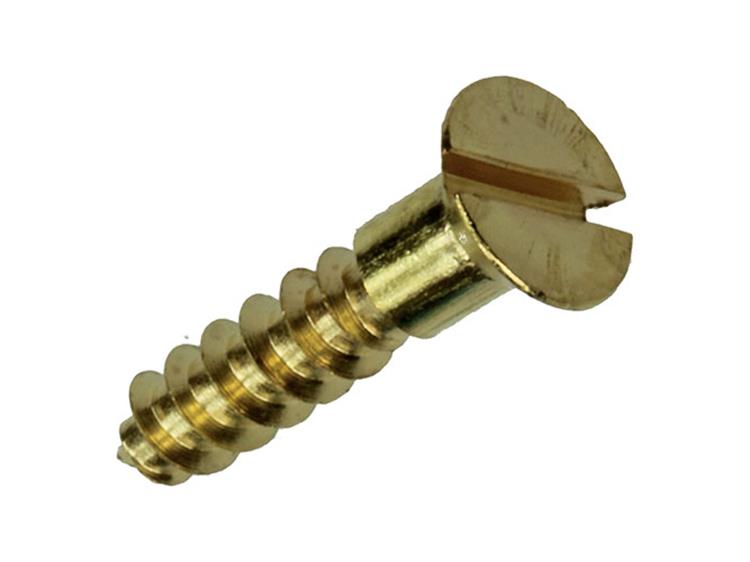 Mack 1019650 - vis à bois tête fraisée laiton 12pcs 3,5 x 16 mm | 10 pièces