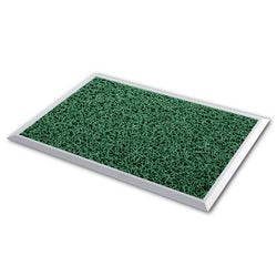 Tapis de marche à sec ligne professionnelle hygiénique vert